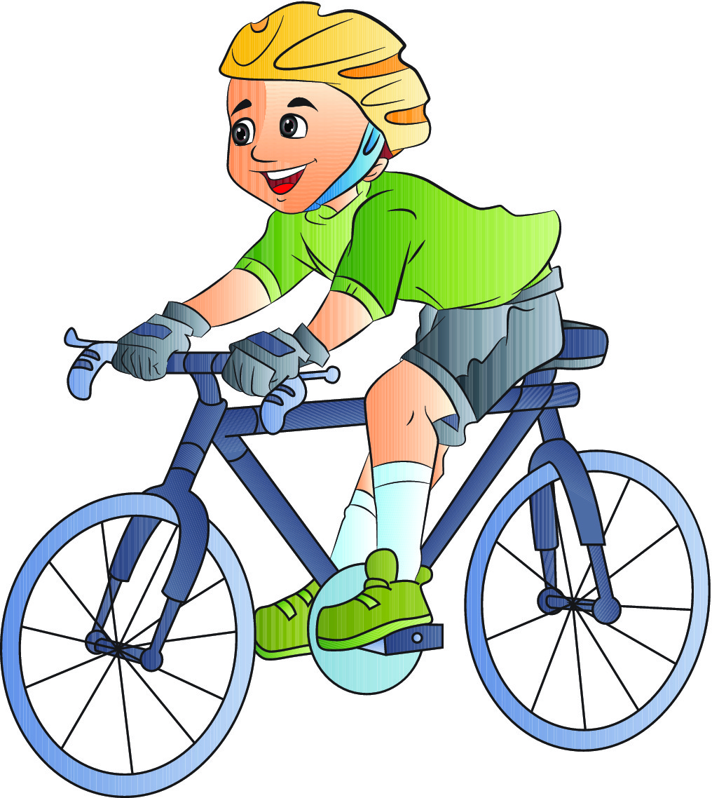 picture of riding a bike