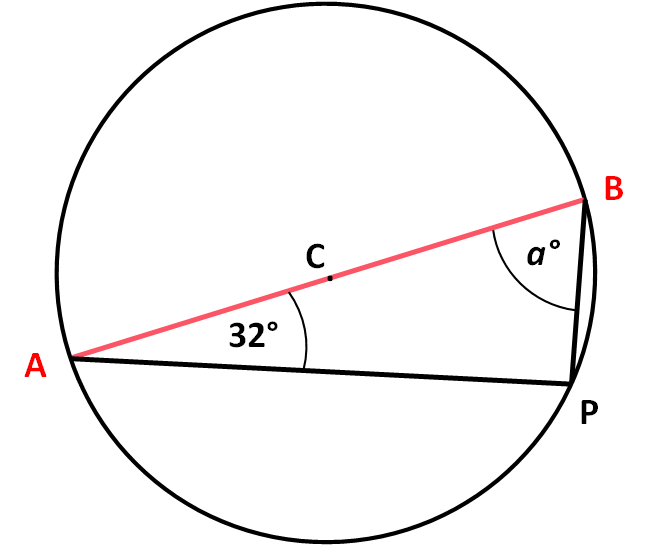 Angle in a Semicircle Theorem Worksheet - EdPlace