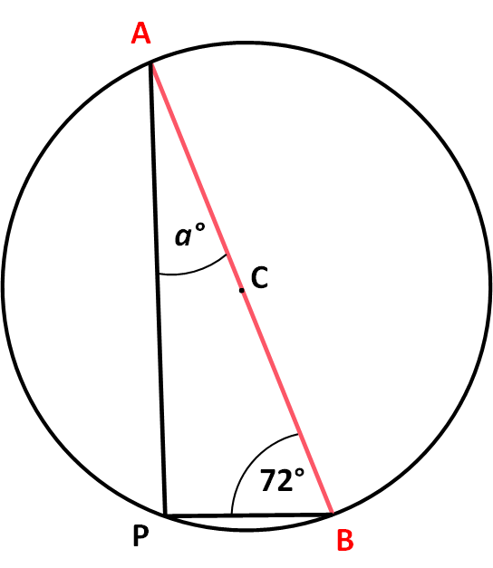 Angle in a Semicircle Theorem Worksheet - EdPlace