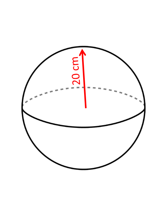 Volumes of Spheres Worksheet - EdPlace