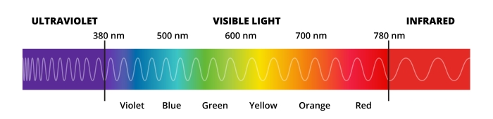 visible light waves spectrum